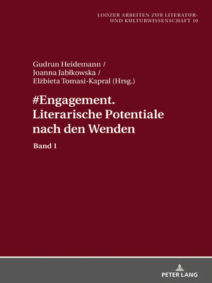 cover image of #Engagement. Literarische Potentiale nach den Wenden